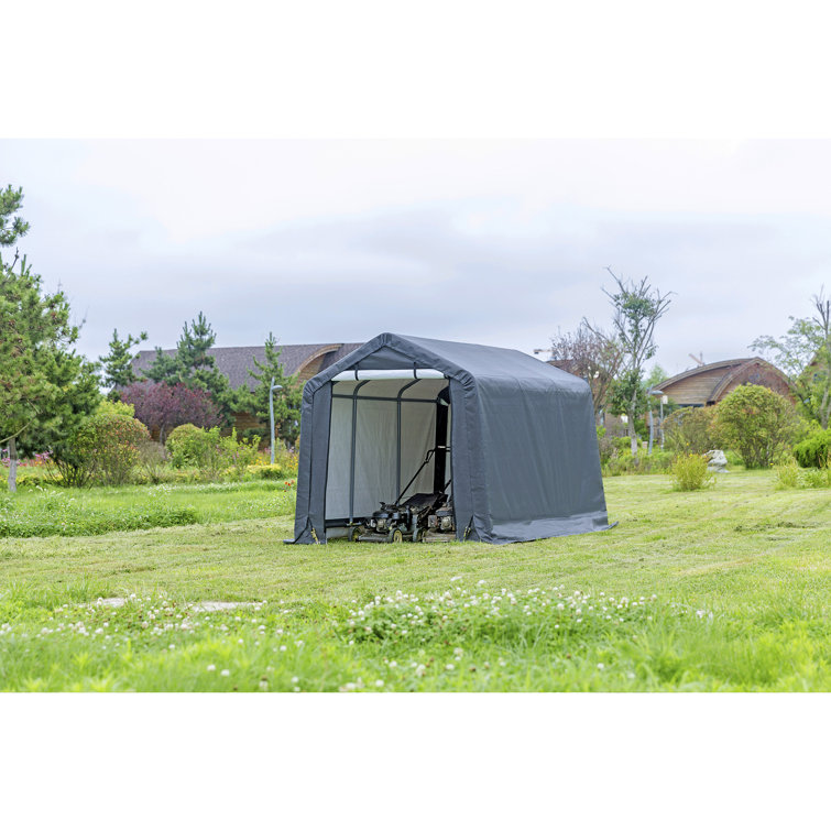 WEATHERFAST 6 ft. W x 10 ft. D Metal Portable Storage Shed Wayfair